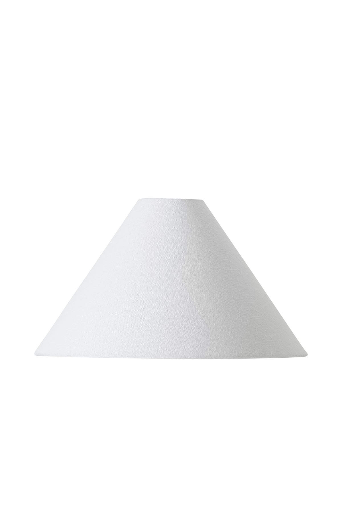 Lampskärm Qvist Conical 102 linne vit 38 cm