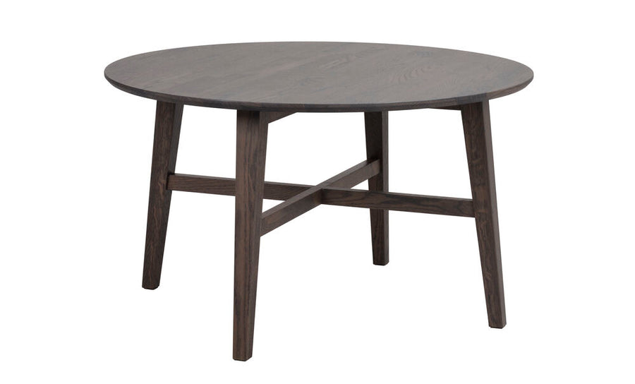 Filippa soffbord runt Ø90 mörkbrun ek