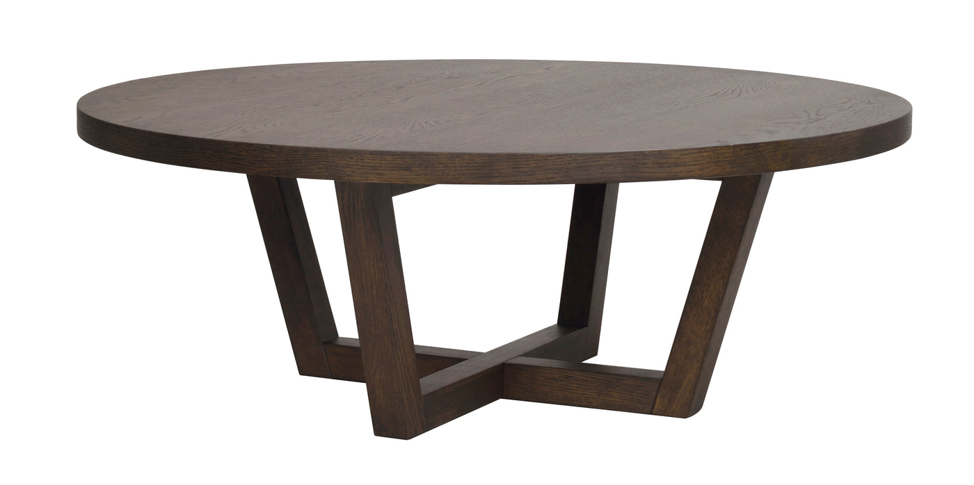 Boxford soffbord runt Ø110 brun ek