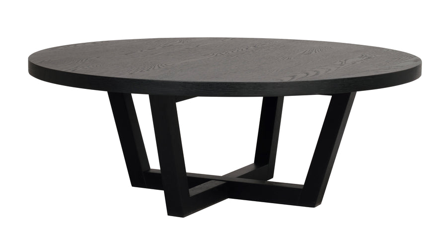 Boxford soffbord runt Ø110 svart ek