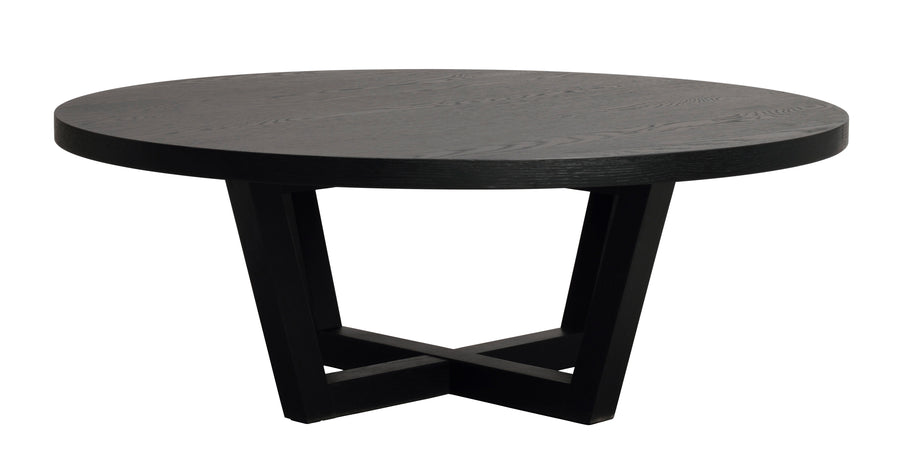 Boxford soffbord runt Ø110 svart ek