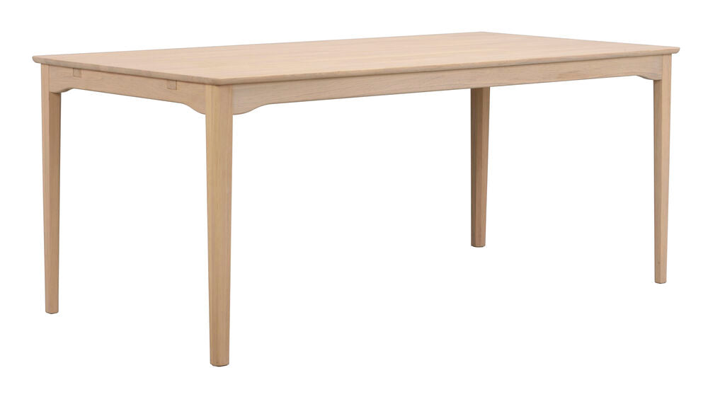 Markham matbord 180 vitpigmenterad ek