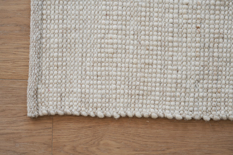 Donegal matta 240x340 ljusbeige ull