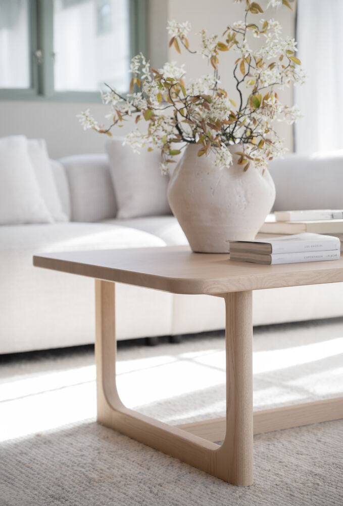 Driscoll soffbord 160x70 vitpigmenterad ek