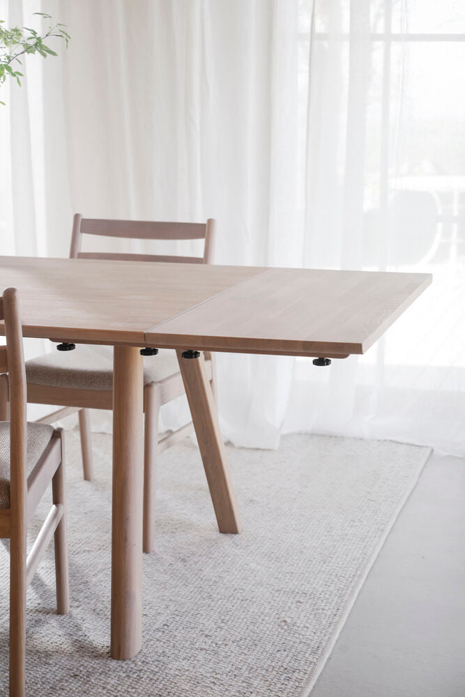 Clapperton tillägg 45x95 vitpigmenterad ek