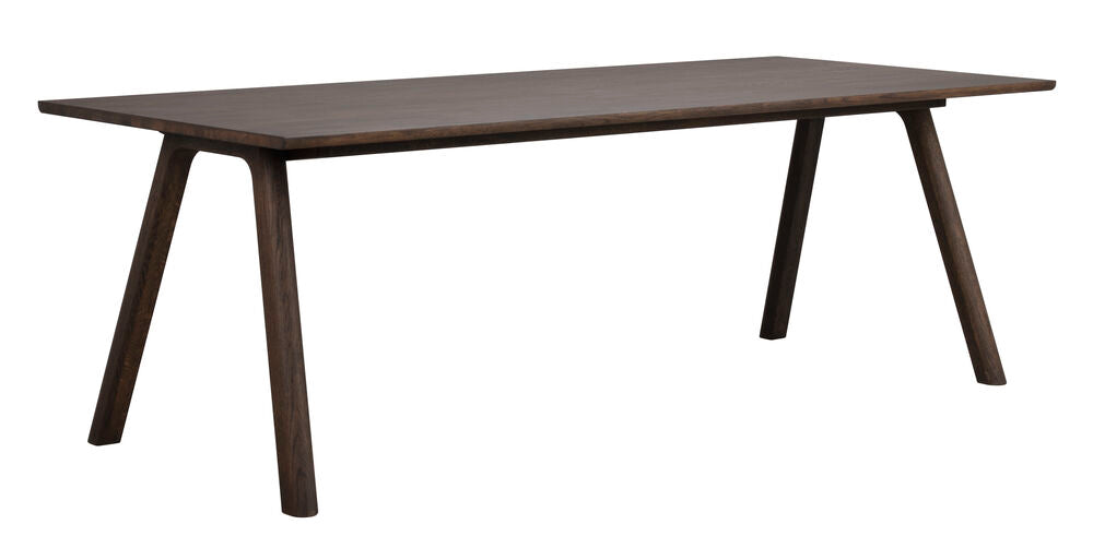 Clapperton matbord 220x95 brun ek