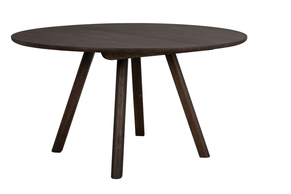 Clapperton matbord runt Ø140 brun ek