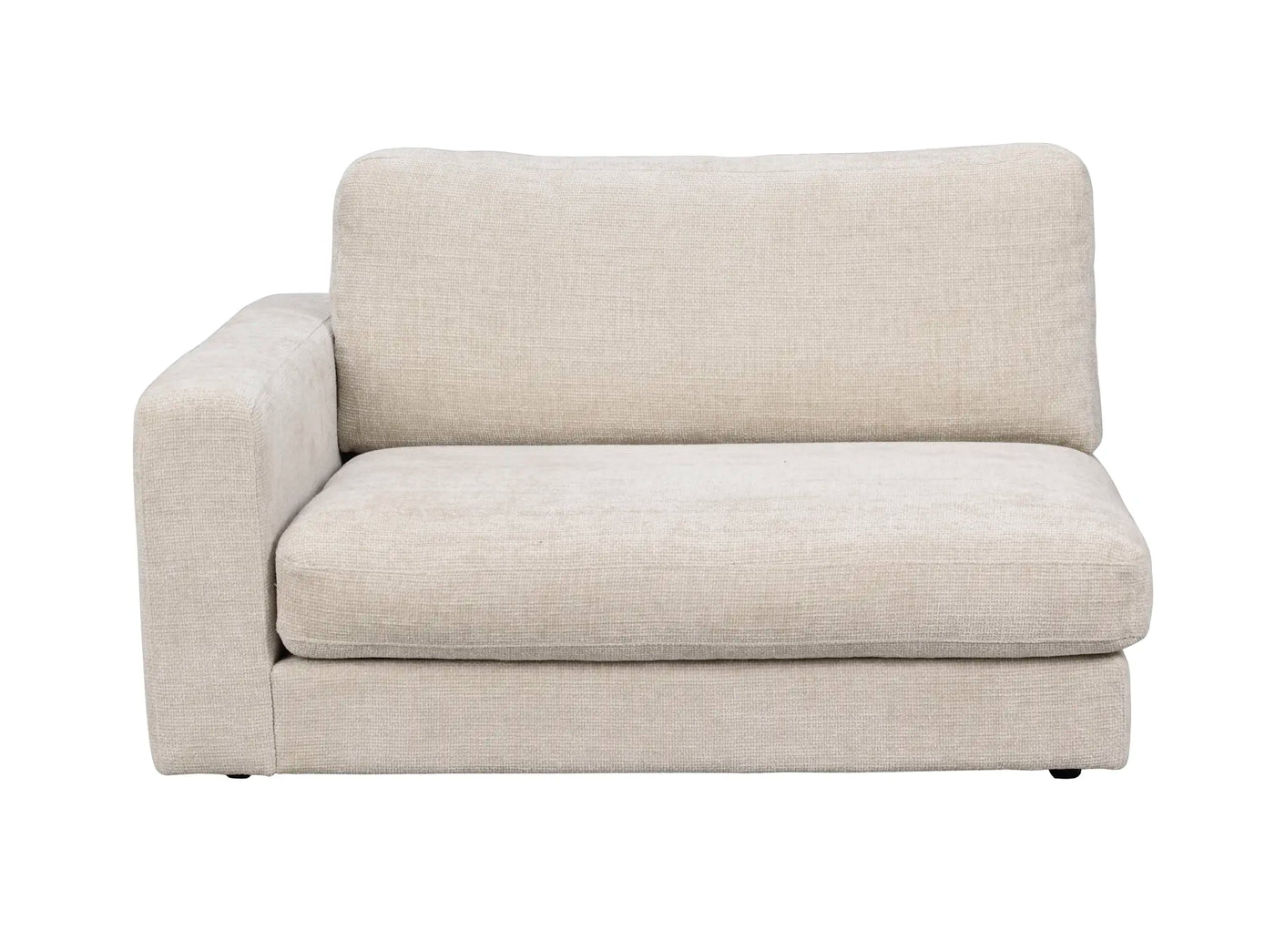 Duncan 1,5-sits V/fåtölj ljusgrått Robin #01