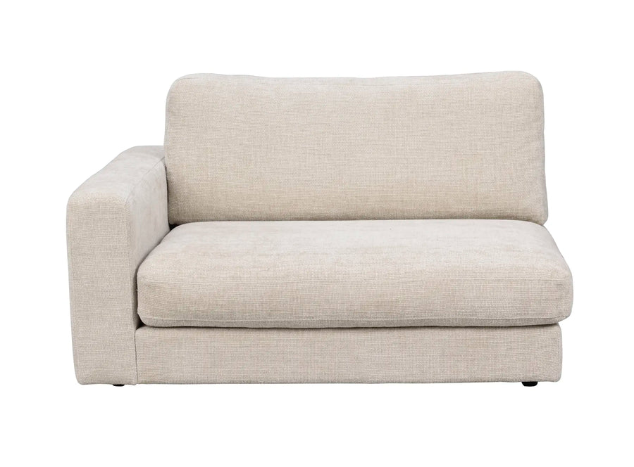 Duncan 1,5-sits V/fåtölj ljusgrått Robin #01