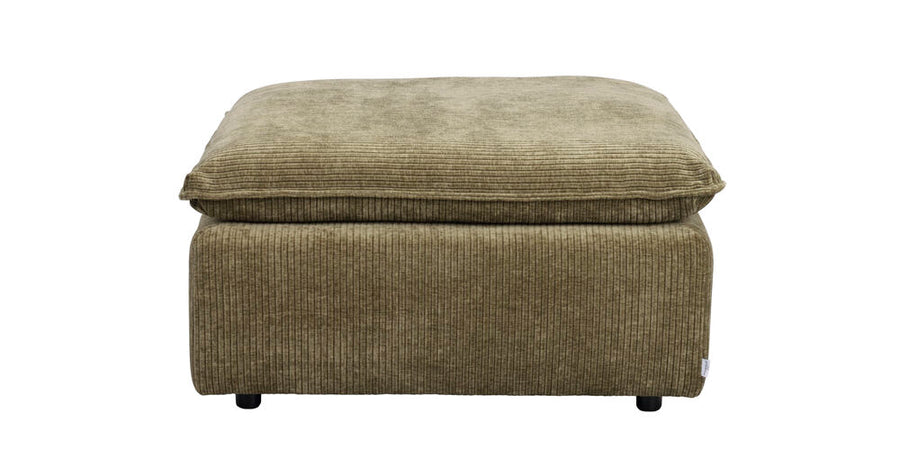 Rawlins fotpall grönt tyg Rachel #207