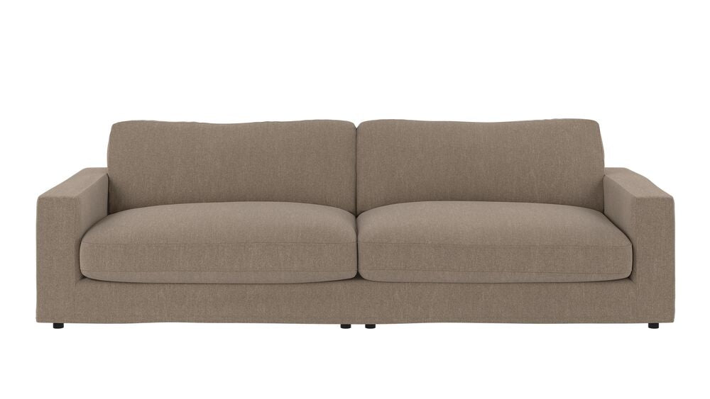 Langdon soffa 4-sits nougat tyg Casual #04