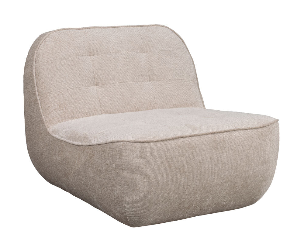 Farson fåtölj ljusbeige tyg Greg #3