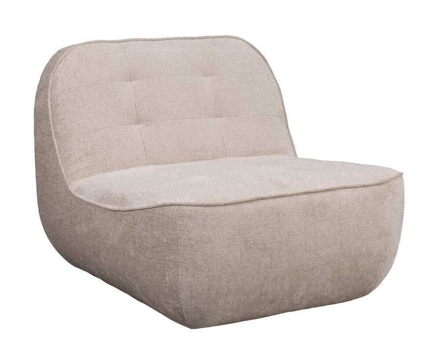Farson fåtölj ljusbeige tyg Greg #3