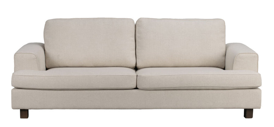 Aberdeen soffa 3-sits beige tyg Glory #05/bruna ekben