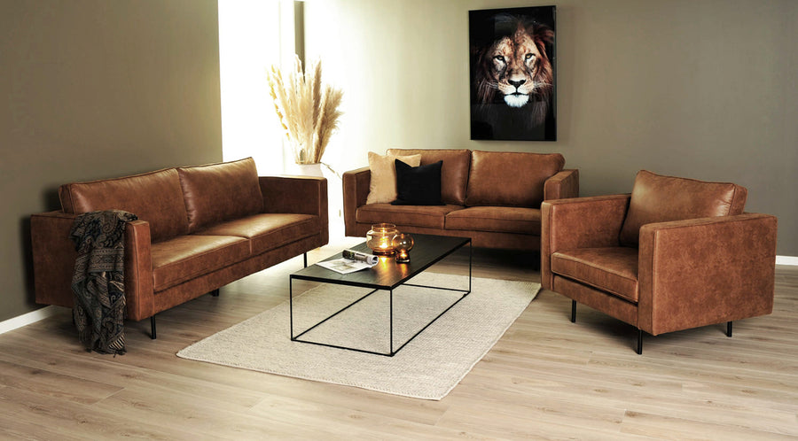 Texas soffa 2,5-sits cognac