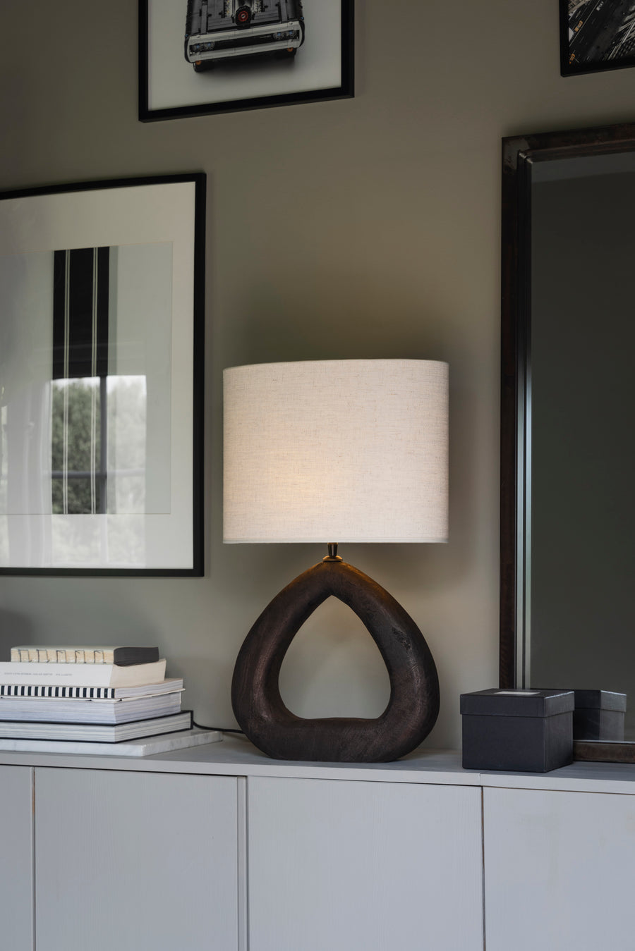 Bordslampa Qvist 407 svart 36 cm