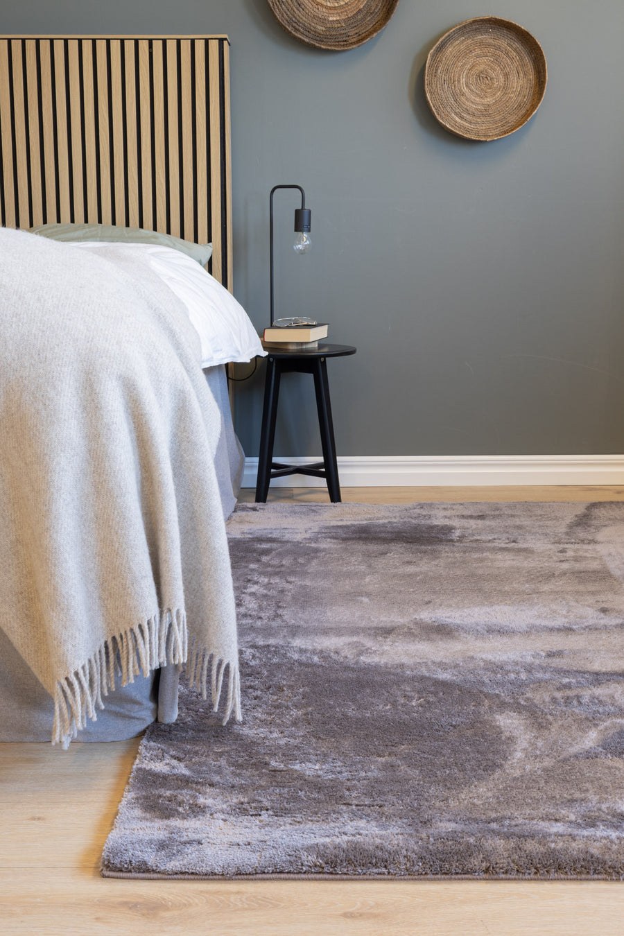 Cozy ryamatta grå