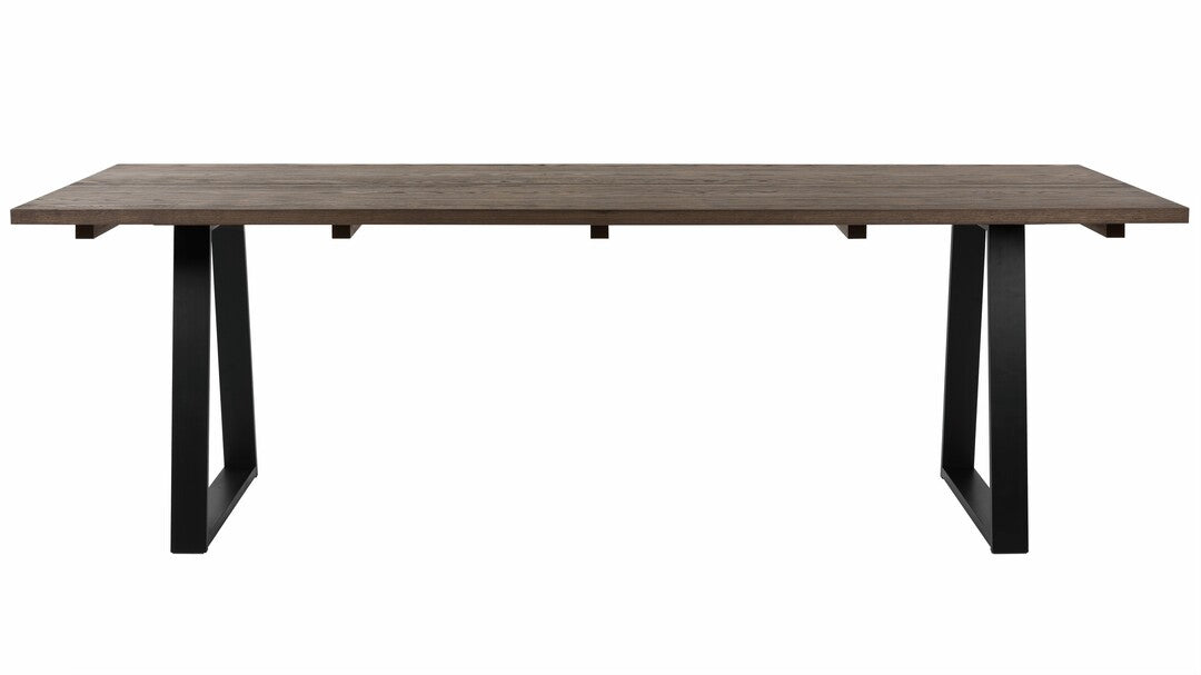 Belfort matbord 240x100 cm mörkbrun