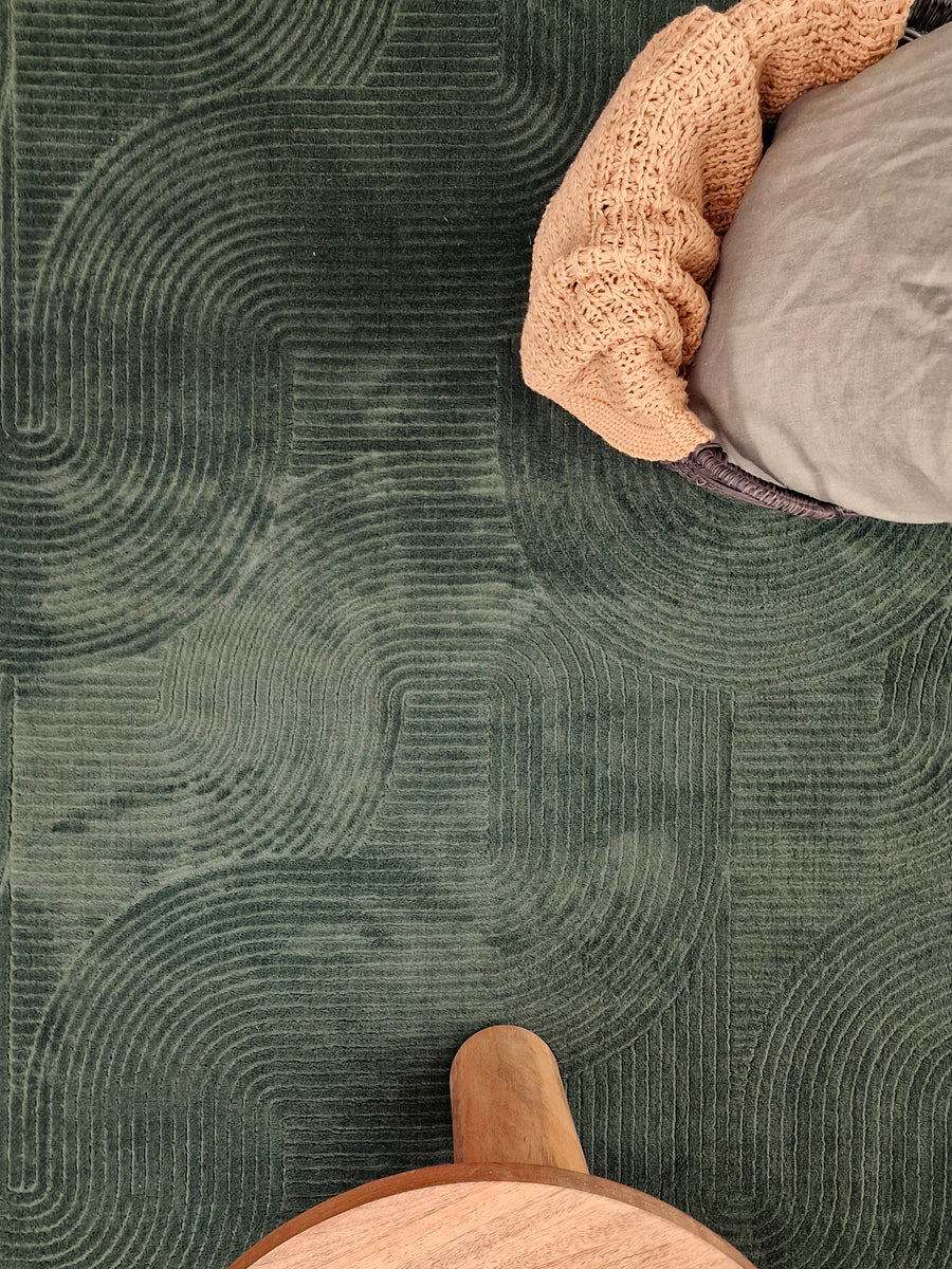 Castello Art matta smaragdgrön