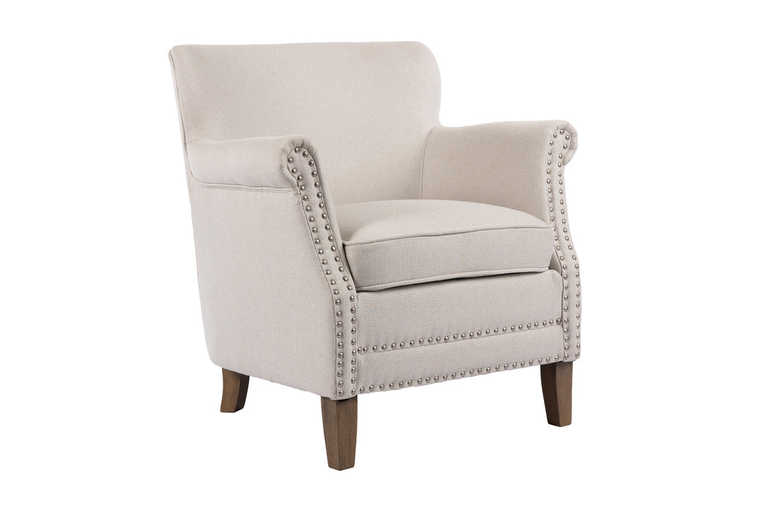 Baron fåtölj tyg beige