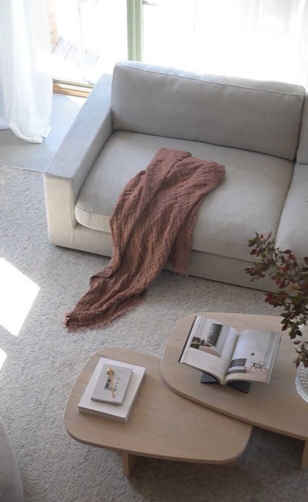 Langdon soffa 3-sits sand tyg Casual #36