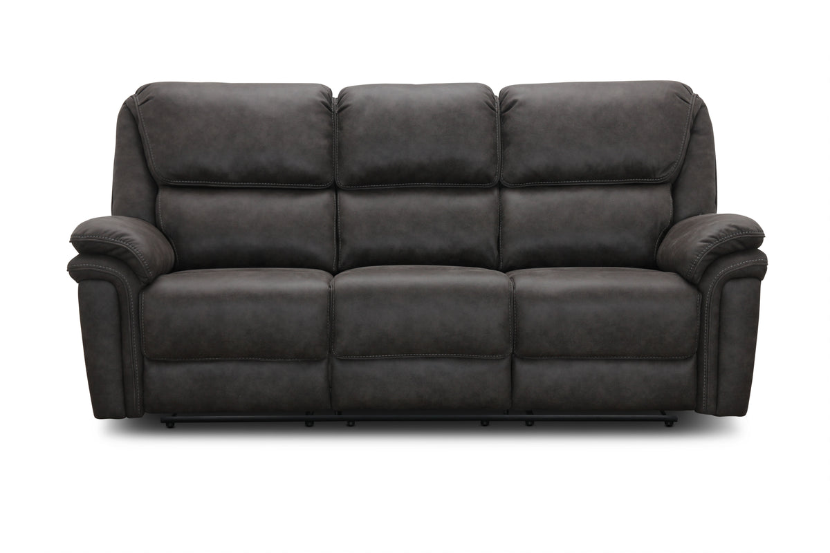 Nashville soffgrupp med recliner 3-sits och 2 fåtöljer grå