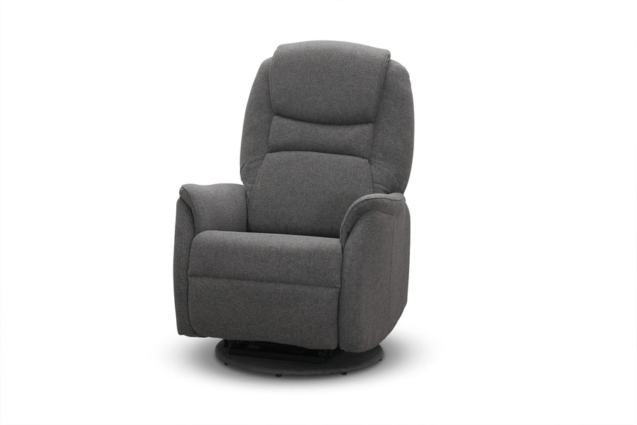 Oslo lyftfåtölj 2 motorer med snurr tyg grå