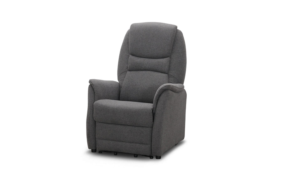 Oslo XL lyftfåtölj 2 motorer tyg grå