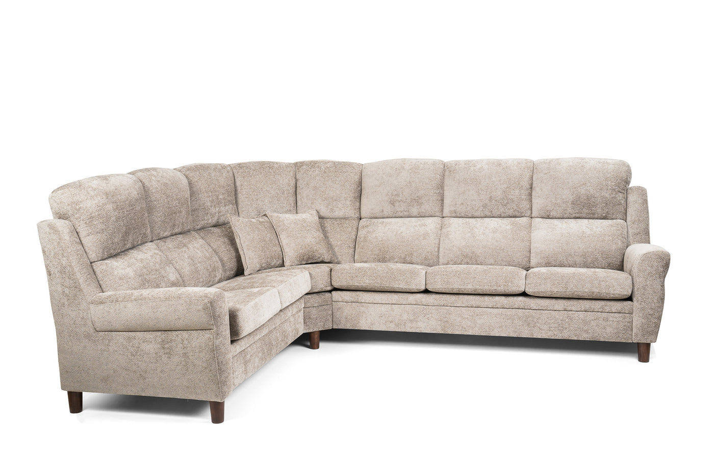 Atlas hörnsoffa tyg Ringo beige