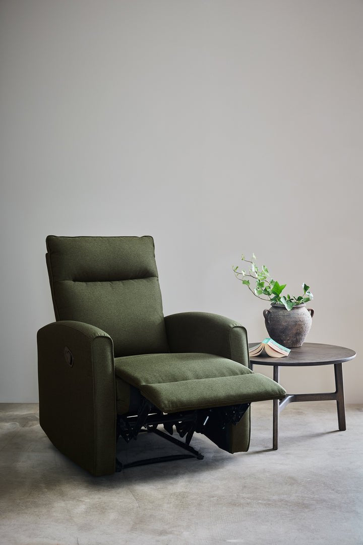 Frasse reclinerfåtölj grön