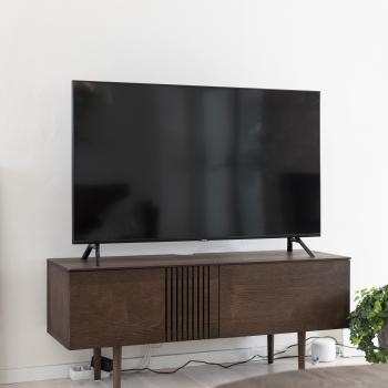 Joel mediabänk 120 cm rökoljad ek