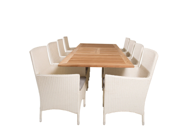 Matbordet Panama och stolarna Malin
