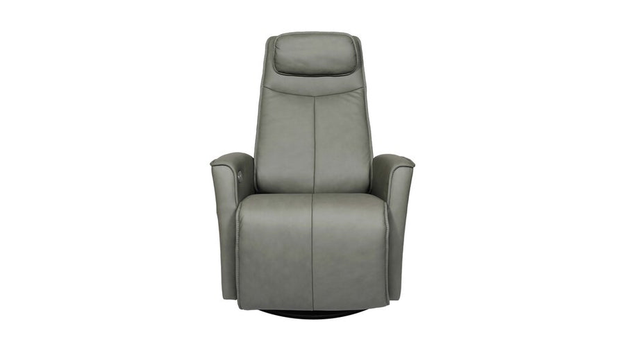 Loft reclinerfåtölj grå el