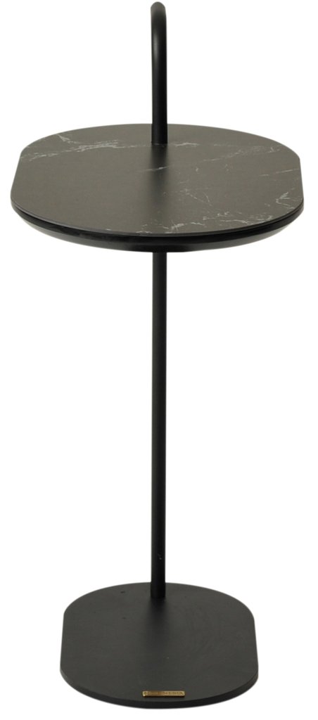 Levang avlastningsbord svart keramik