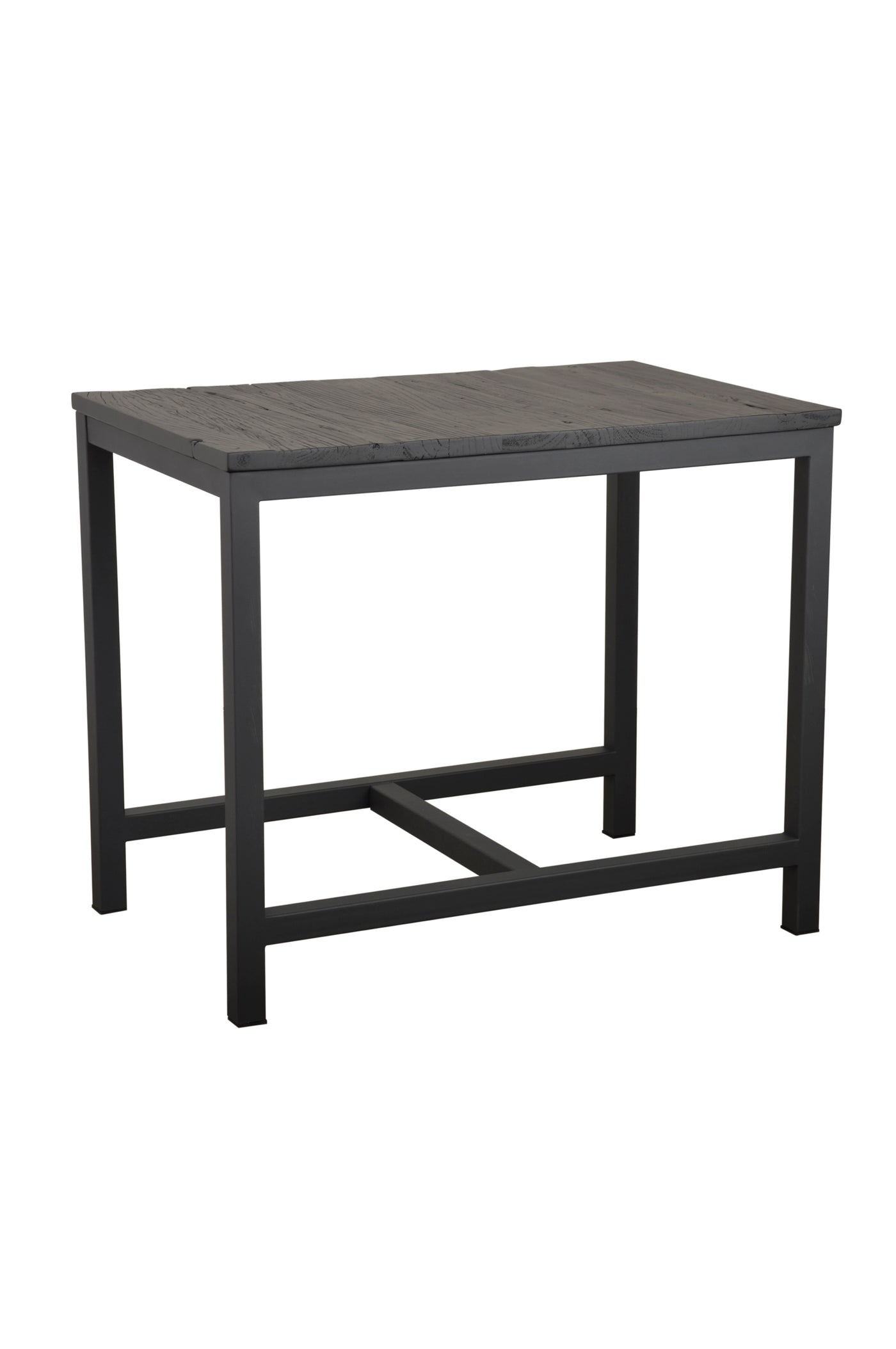 Vintage Lakrits tilläggsbord svart 90x58 cm