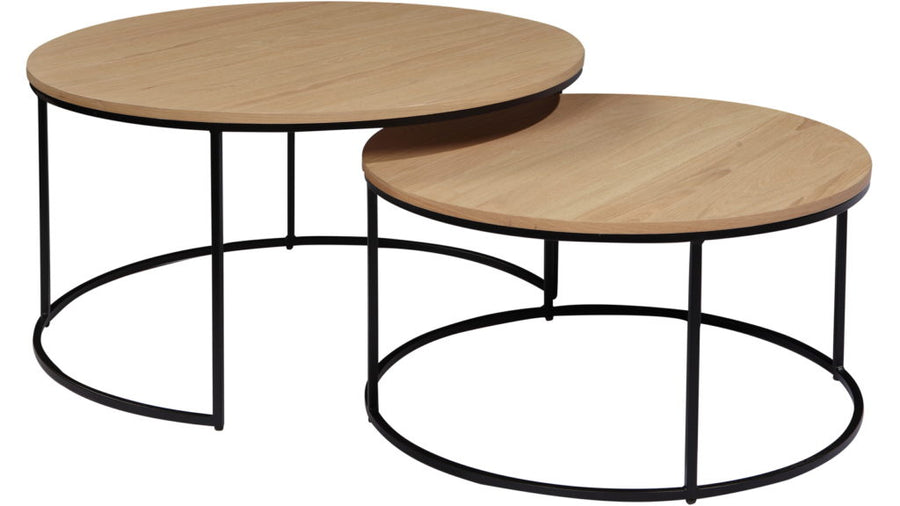 Natalie satsbord Ø80 cm vitpigmenterad