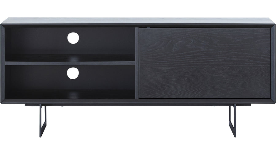 Vision mediabänk svart 120x42 cm