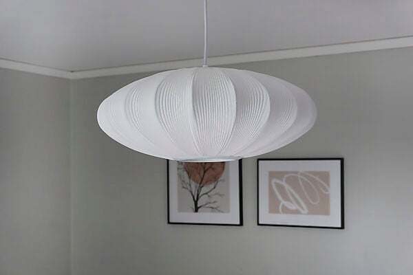 Mamsell taklampa 45 cm vit