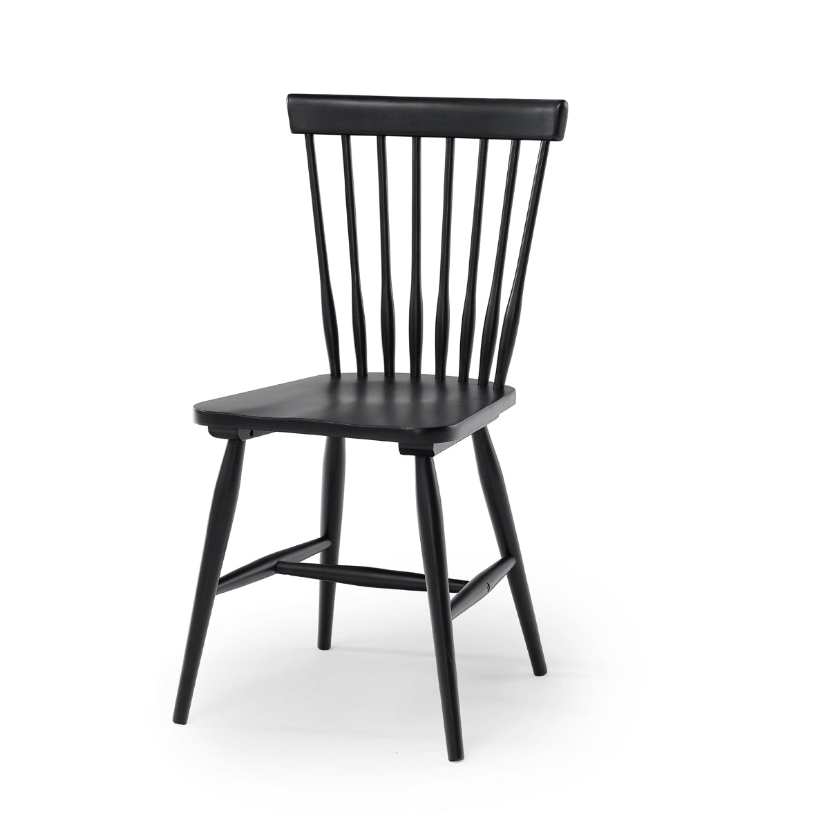 Birka stol svartlack 2-pack