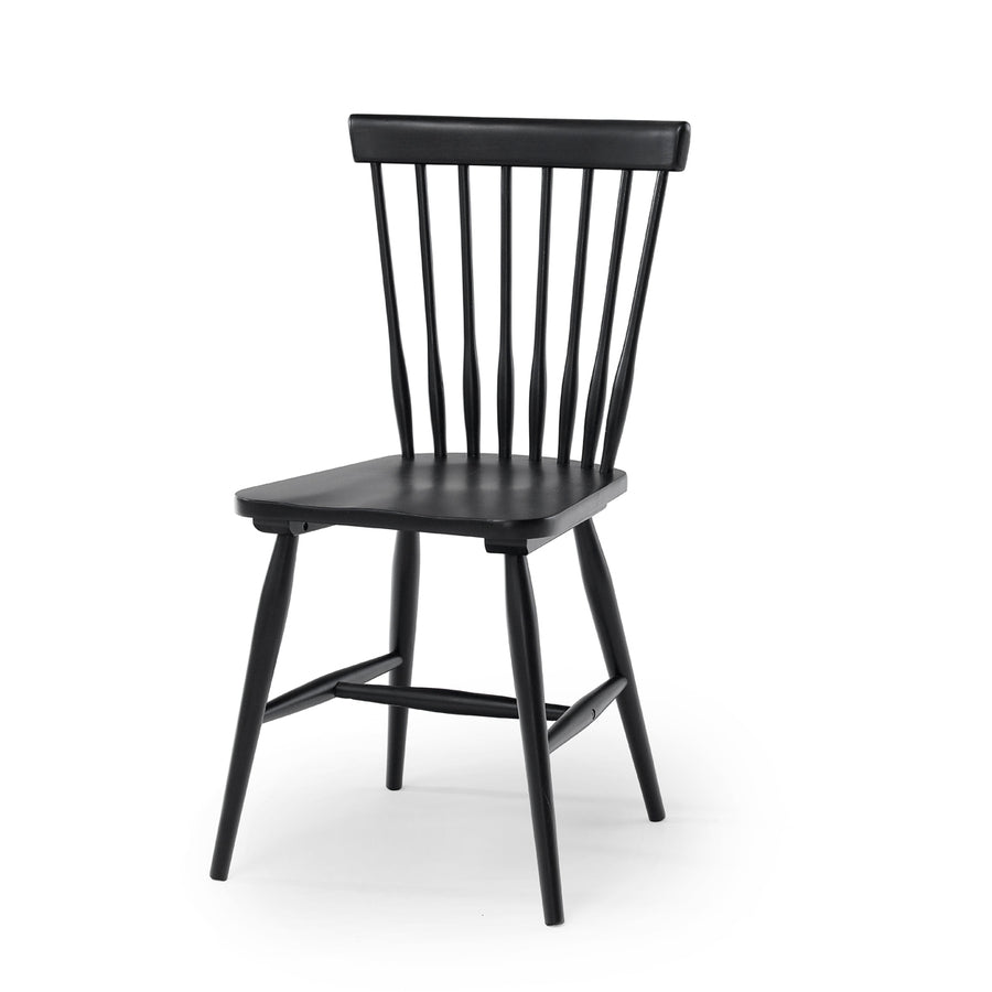 Birka stol svartlack 2-pack