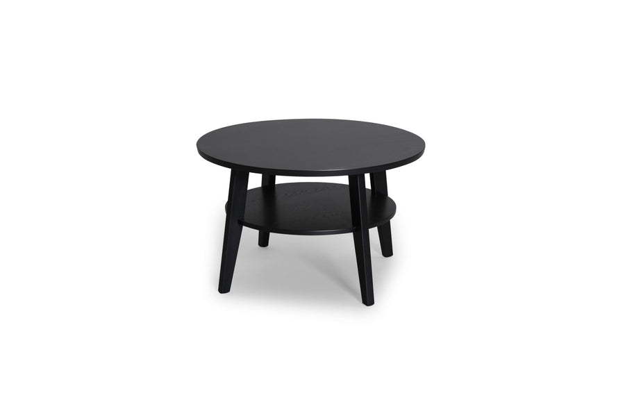 Eagle soffbord svartbetsad ek ∅80 cm