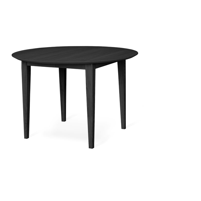 Ella matbord Ø 110 cm svartbetsad ek