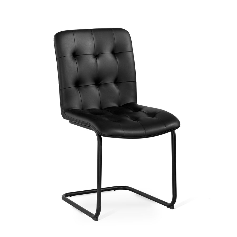 Frank stol Stella svart 2-pack