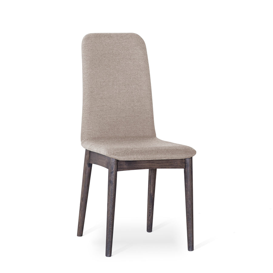 Hampton stol tyg Portland beige smoked ek 2-pack