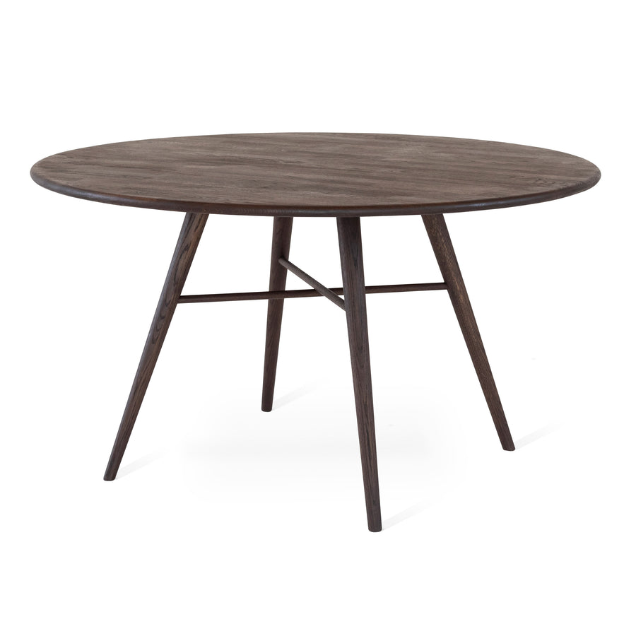 Löderup matbord Ø 135 cm rökoljad ek