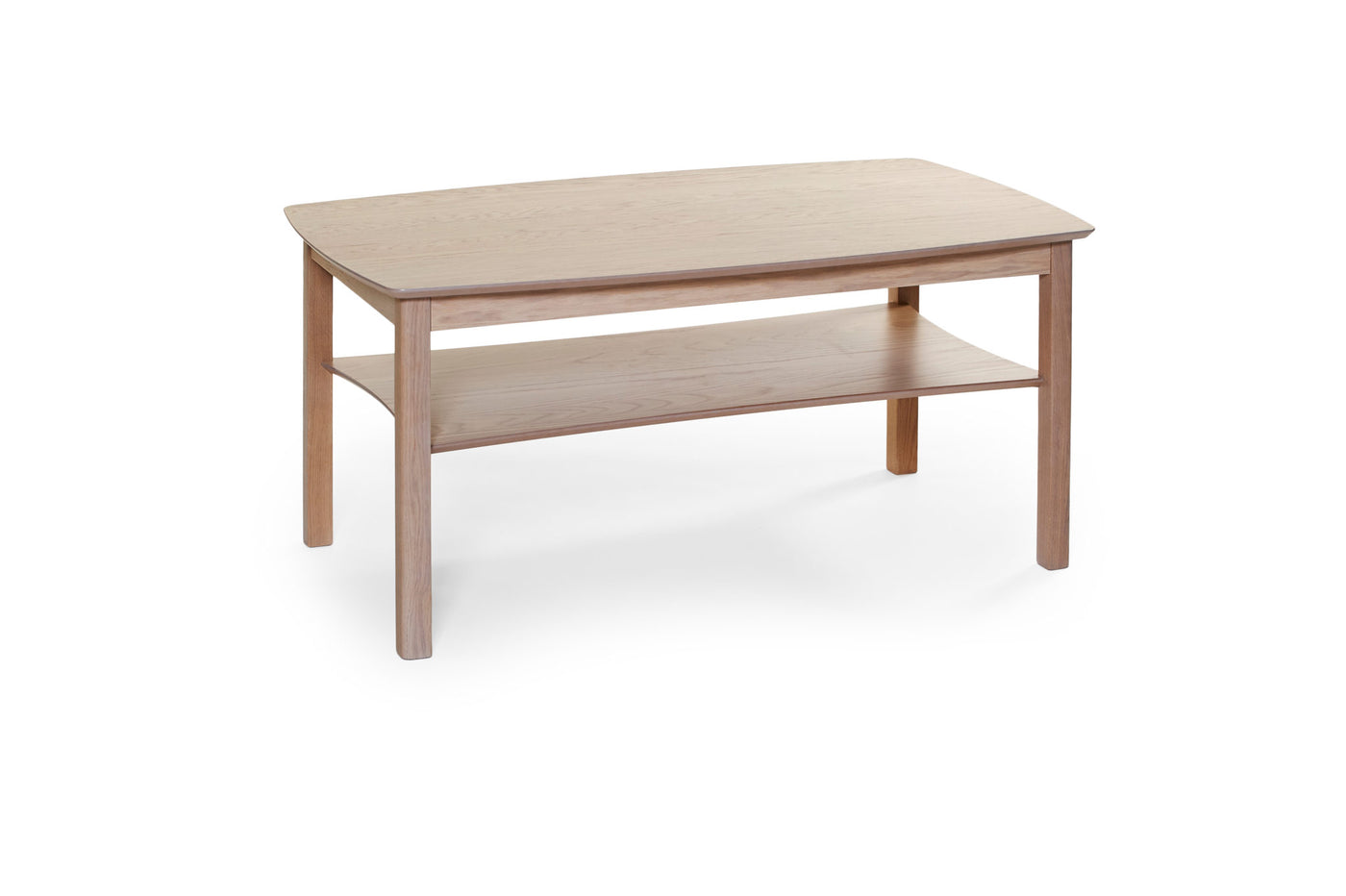 Marathon soffbord vitpigmenterad ek 120x70 cm