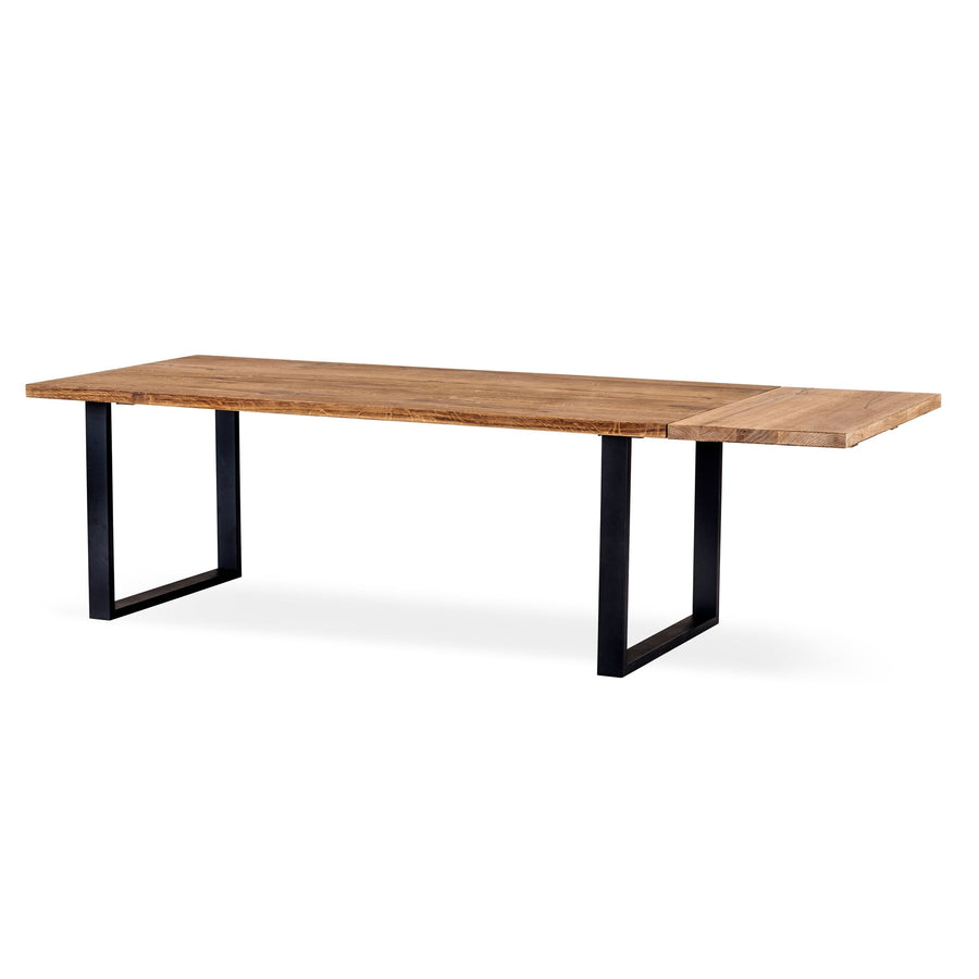 Narvik matbord 210 cm oljad vildek, svart U-ben