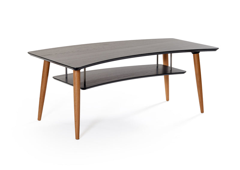 Polo soffbord svartbetsad ek/ek 120x62/52 cm