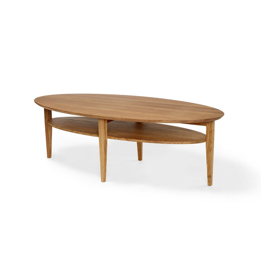 Tango soffbord ellips 160 cm oljad ek