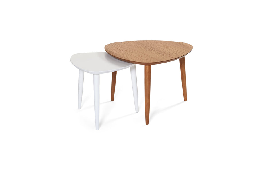 Team soffbord vitlack 55x55 cm